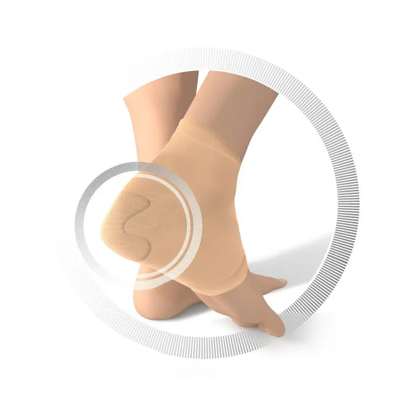 Smartgel protective sock - Heel 2 sizes available - 1 pair - Beige - Ruck - My Podologie