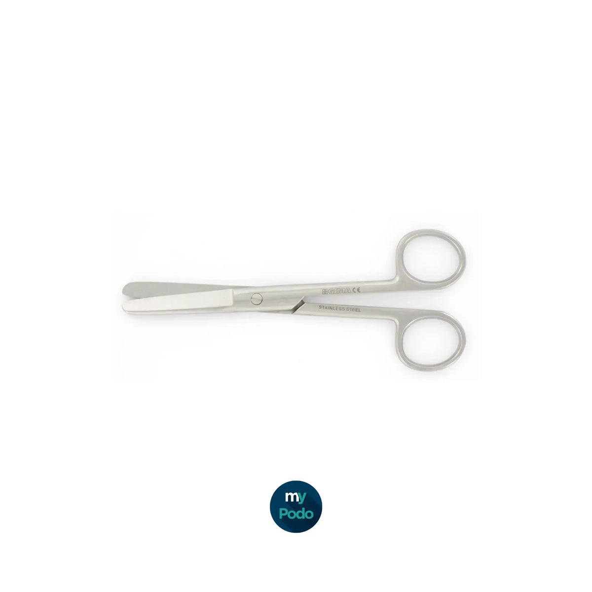 Straight Scissors - Blunt/Foam Tips - 14cm - My Podologie My Podologie 