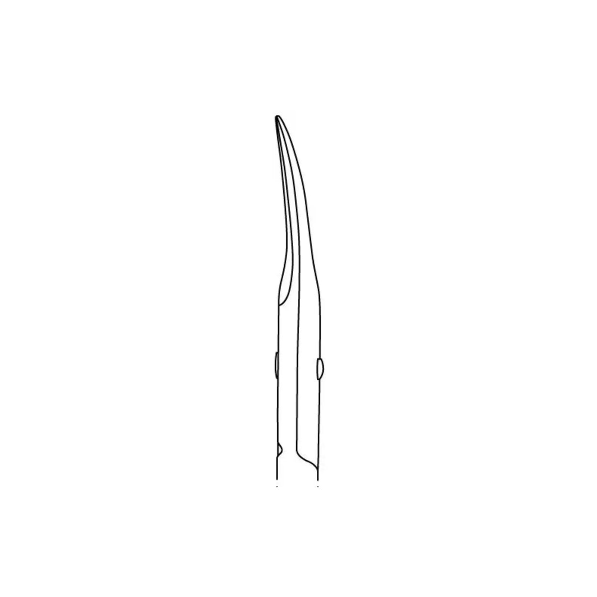 Cuticle scissors - Length: 9 cm - Ruck Ruck 
