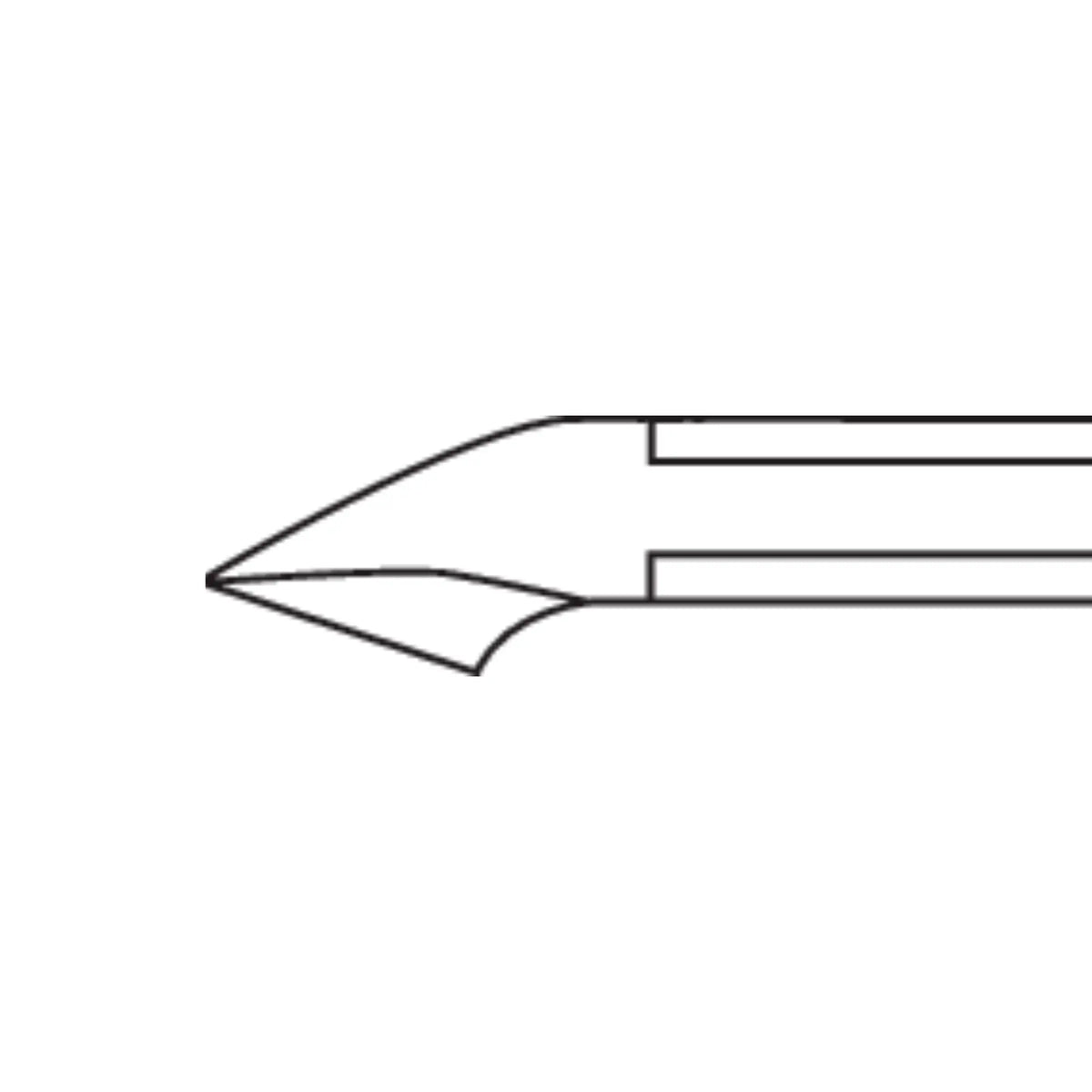Straight cut desire scissors - Length: 8.5 cm - Cutting edge: 7 mm - Ruck Ruck 