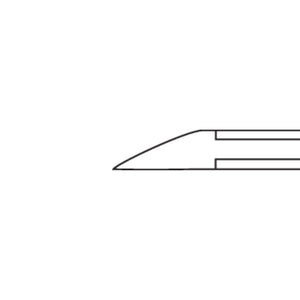 Straight cut scissors - Length: 8.5 cm - Cutting edge: 8 mm - Ruck Ruck 