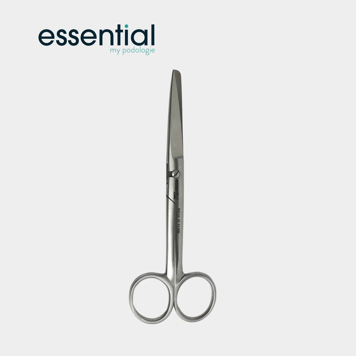 Straight stainless steel doctor scissors - Dismountable - Dauphin model - Essential by My Podologie
