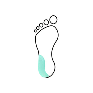Cuña varo-valgo - 8 mm - Shore 30-35 - Verde - Mi Podología