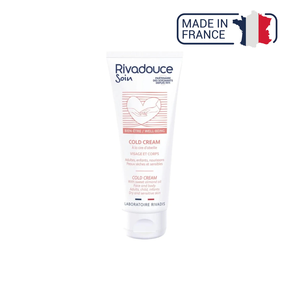 Cold Cream Bio - 50 ml - Cire d'abeille - Visage et corps - Rivadouce Rivadouce 
