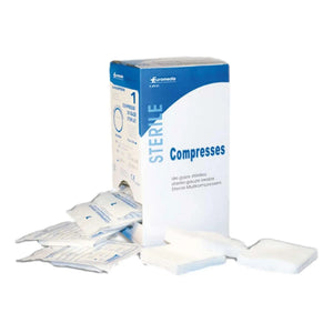Sterile gauze compress - 17 threads - Pouches of 10 compresses - Euromédis - My Podologie