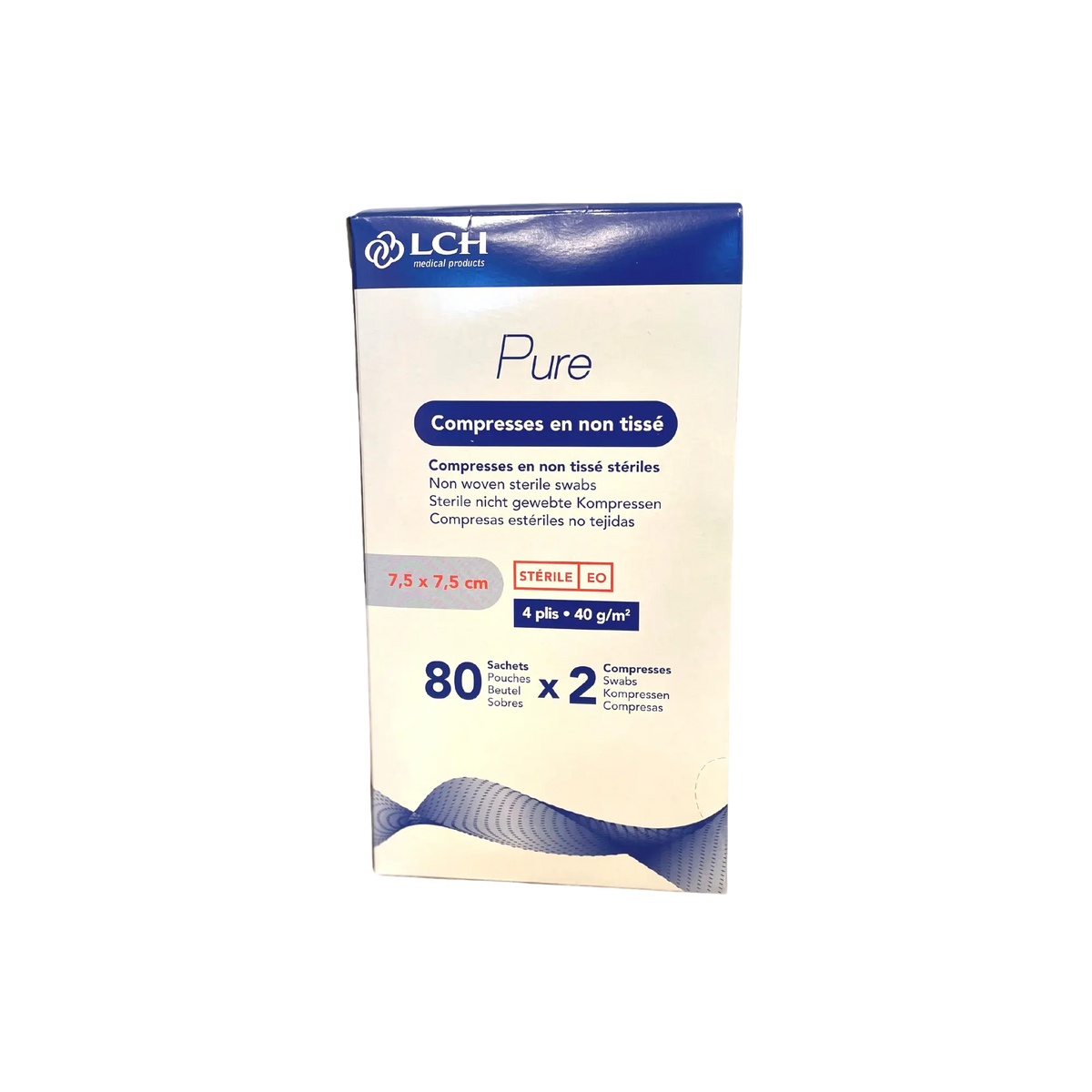 Sterile non-woven compress - Pack of 2 compresses - LCH