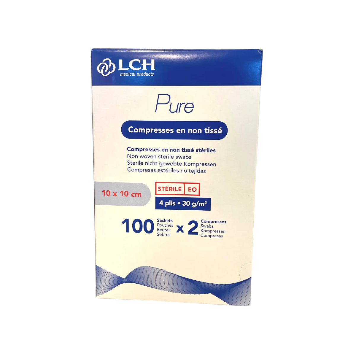 Sterile non-woven compress - Pack of 2 compresses - LCH