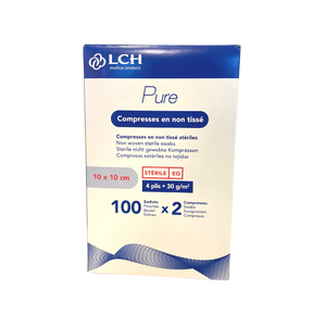 Sterile non-woven compress - Pack of 2 compresses - LCH