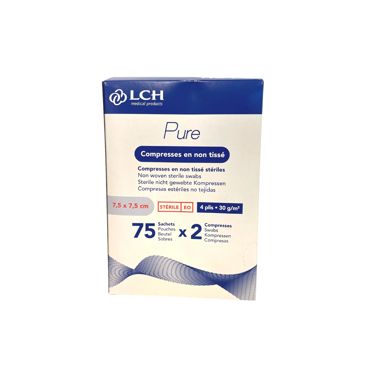 Sterile non-woven compress - Pack of 2 compresses - LCH