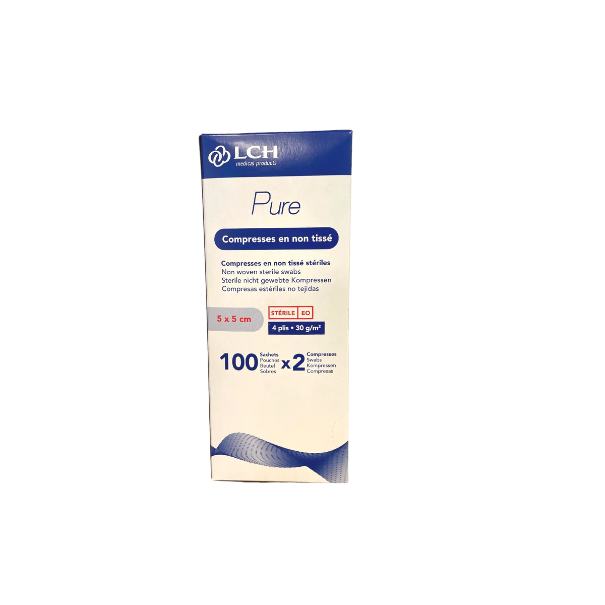 Sterile non-woven compress - Pack of 2 compresses - LCH