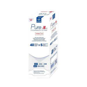 Compresa estéril no tejida - Paquete de 5 compresas - 40g/m2 - LCH