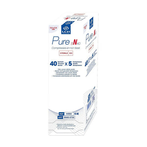 Compresa estéril no tejida - Paquete de 5 compresas - 40g/m2 - LCH