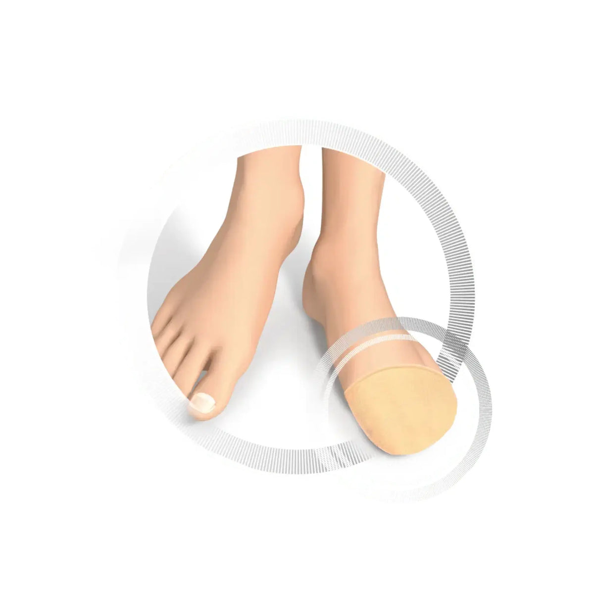 Double-sided Smartgel foot cover - 1 pair - 2 sizes available - Ruck Ruck 