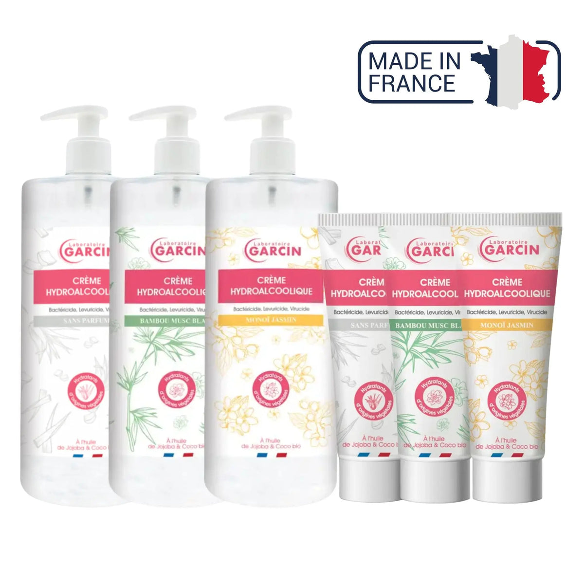 Hydroalcoholic Cream - Laboratoire Garcin Laboratoire Garcin 75-ml-Monoï-Jasmin