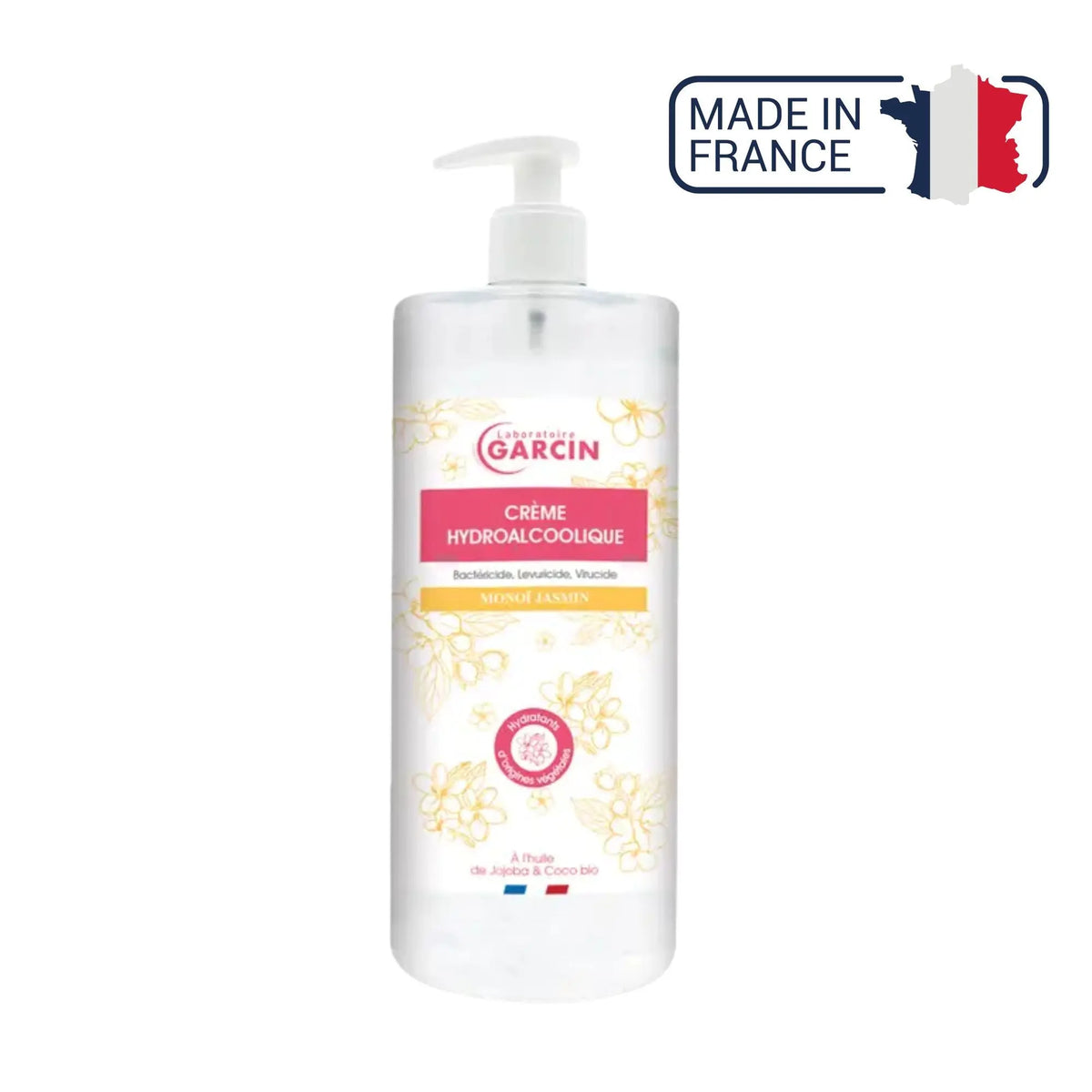 Hydroalcoholic Cream - Laboratoire Garcin Laboratoire Garcin 500-ml-Monoï-Jasmin