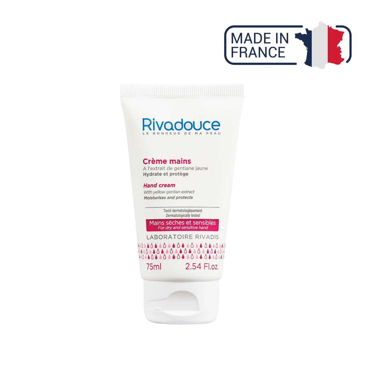 Hand cream - Intense hydration and protection - 75ml - Rivadouce Rivadouce 