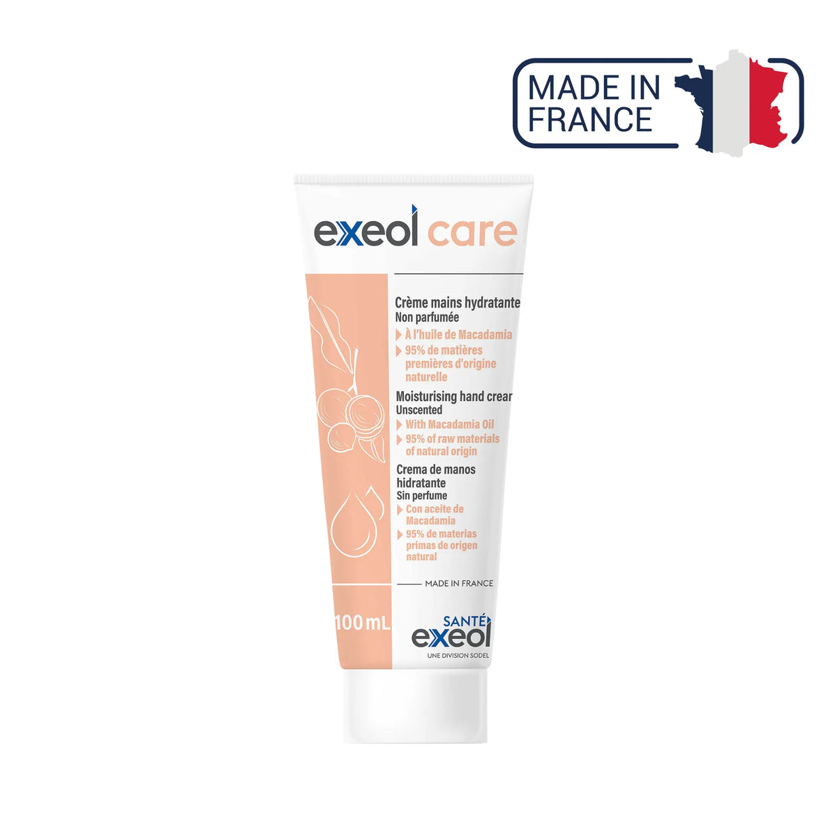 Crema de manos hidratante - Exeol Care - Sodel