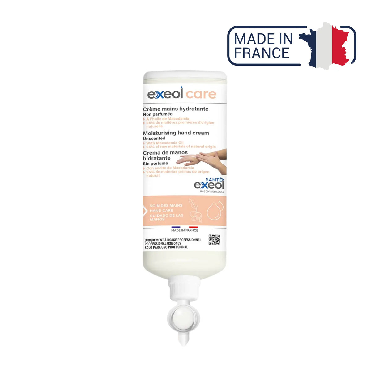 Crema de manos hidratante - Exeol Care - Sodel