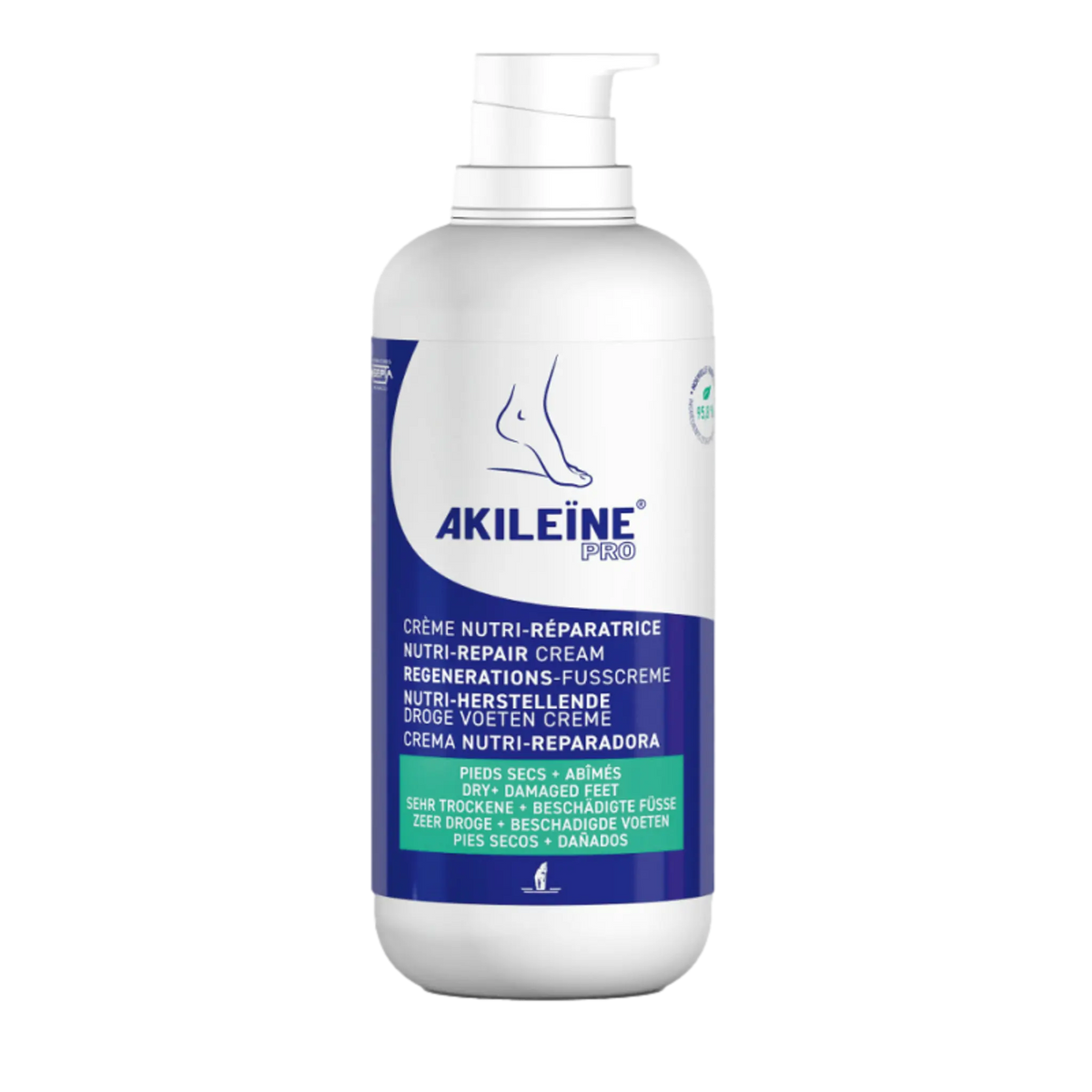 Crema nutri-reparadora para pies secos - Akileine Akileïne 500-ml