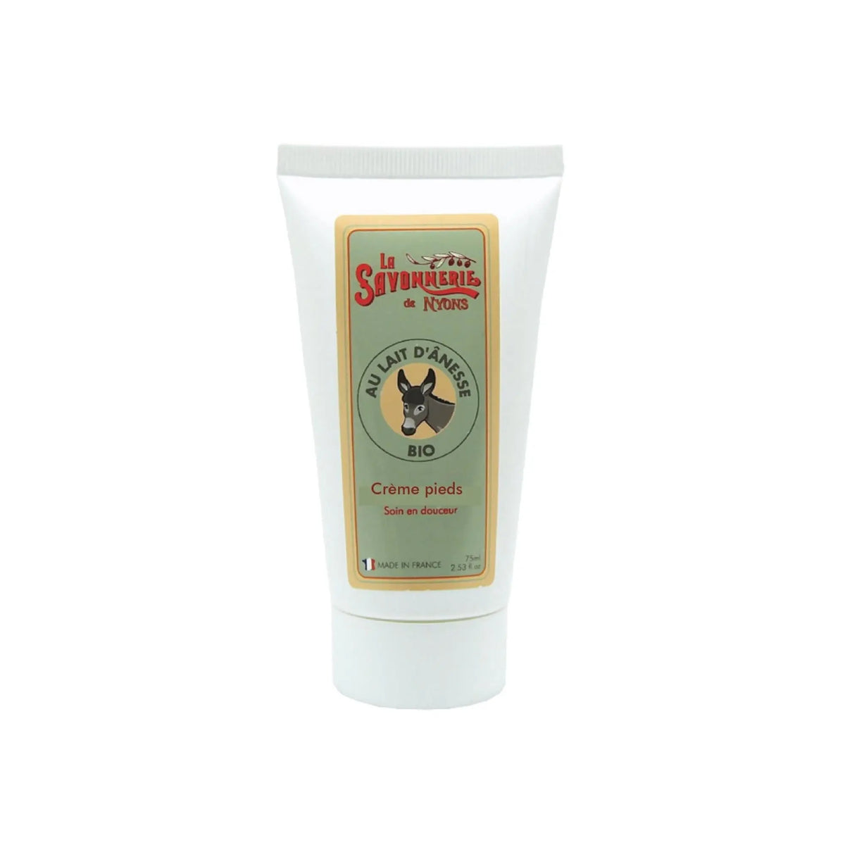 ORGANIC Donkey Milk Foot Cream - 75 ml - La savonnerie de Nyons - My Podologie