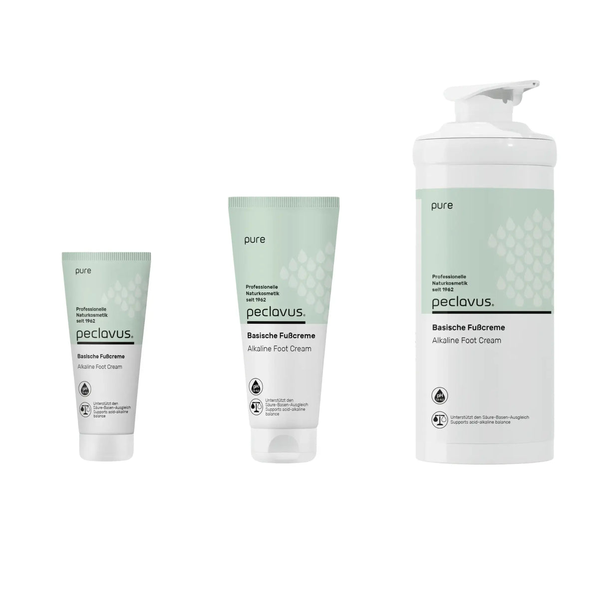 Crème alcaline pure pour les pieds - Plusieurs contenances - Peclavus Peclavus 