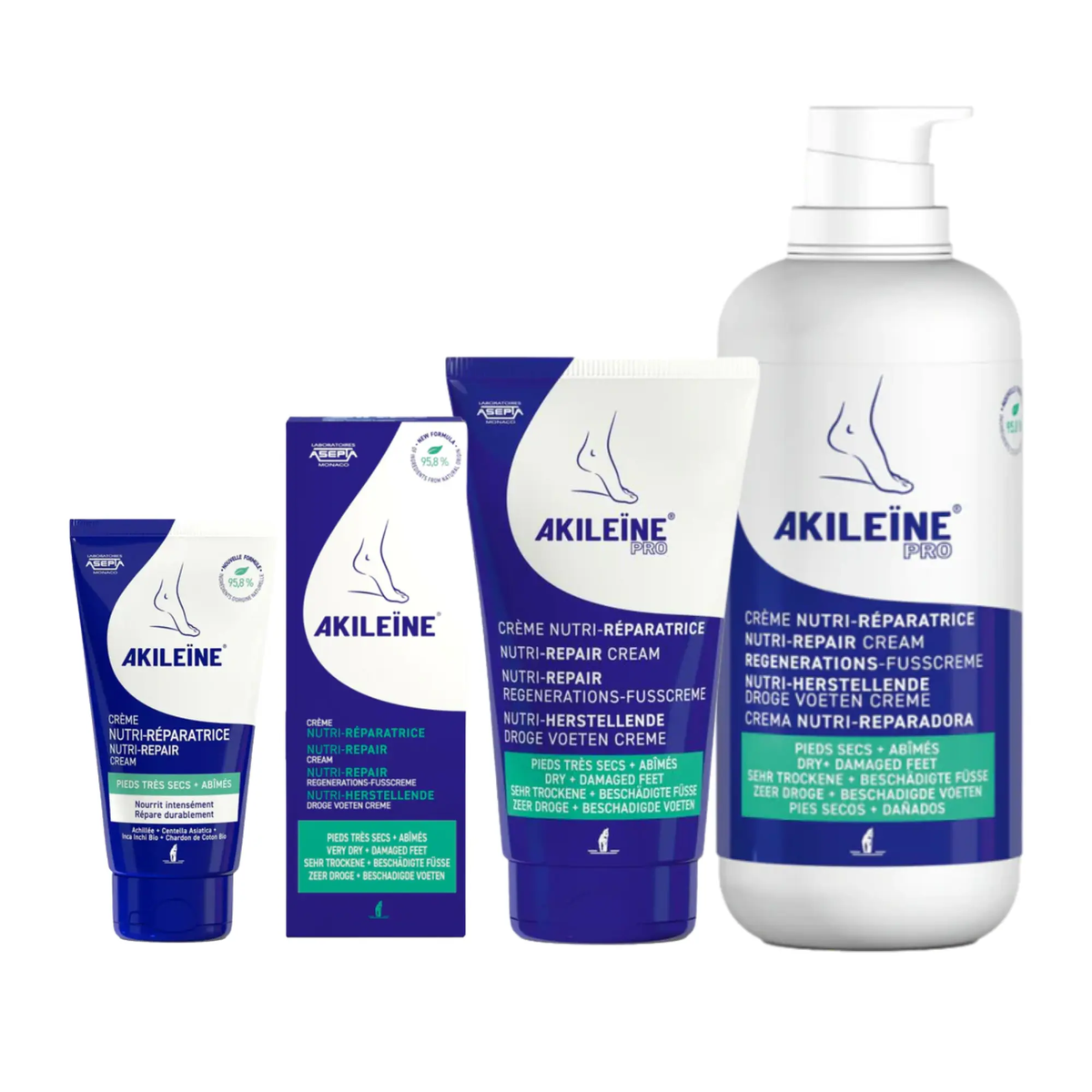 Nutri-repairing cream for dry feet - 4 capacities - Akileine Akileïne 