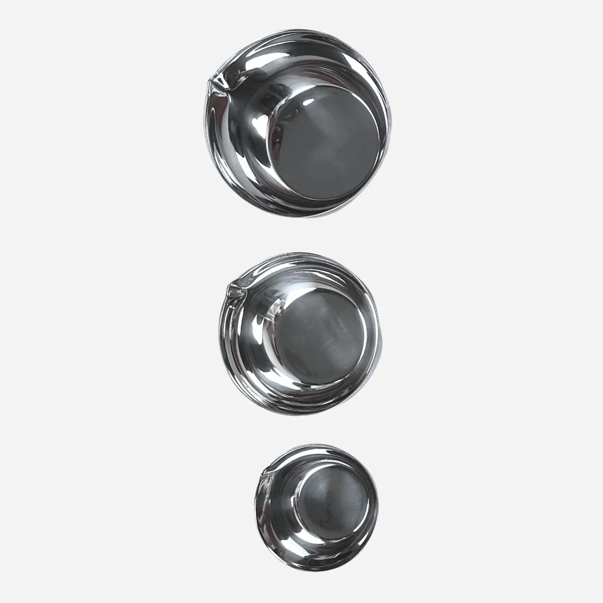 Cup with spout and flat bottom - Stainless steel - 6 dimensions - Essential by My Podologie Essential 