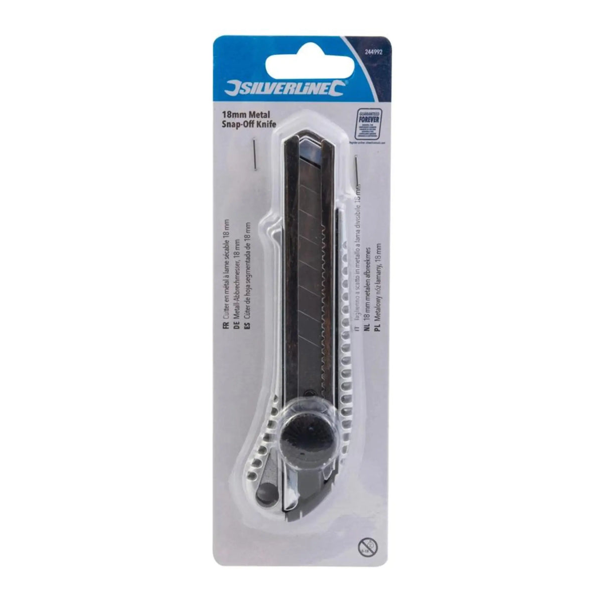 Metal cutter with breakable blade - 18 mm - Silverline Silverline 