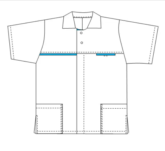 Cyrille - Short Sleeve Tunic - Mixed - 75 cm
