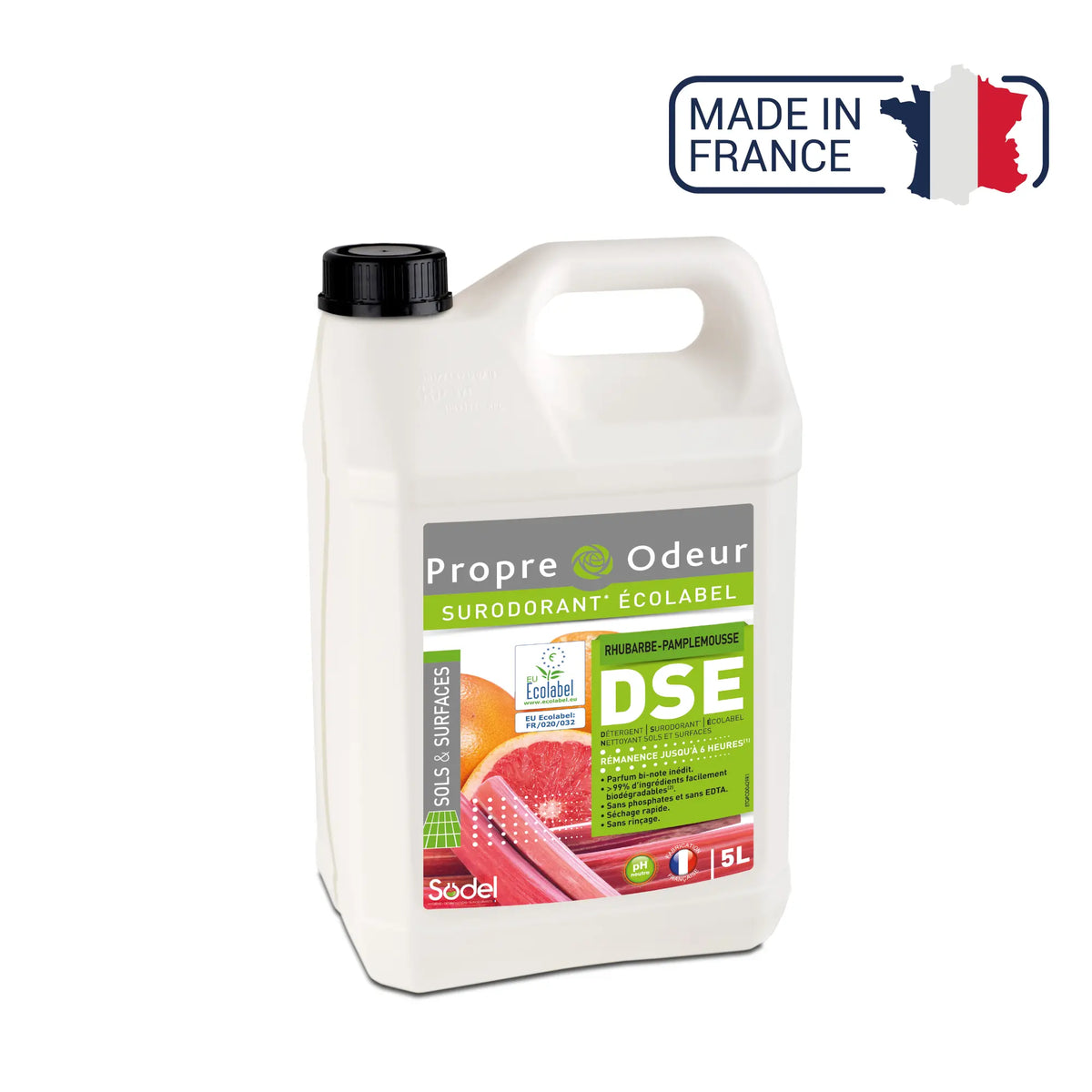 DSE - Ecolabel Superodor Detergent - 3 flavors - 1L or 5L - Sodel Exeol 
