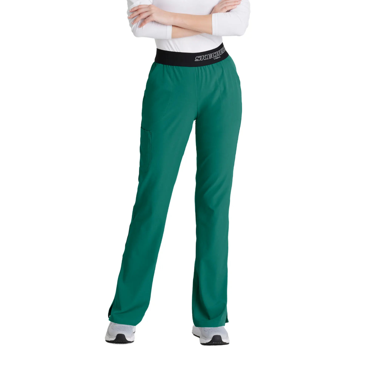 Dazy - Medical pants with elastic - Women - Skechers SKECHERS  Hunter Green / XL