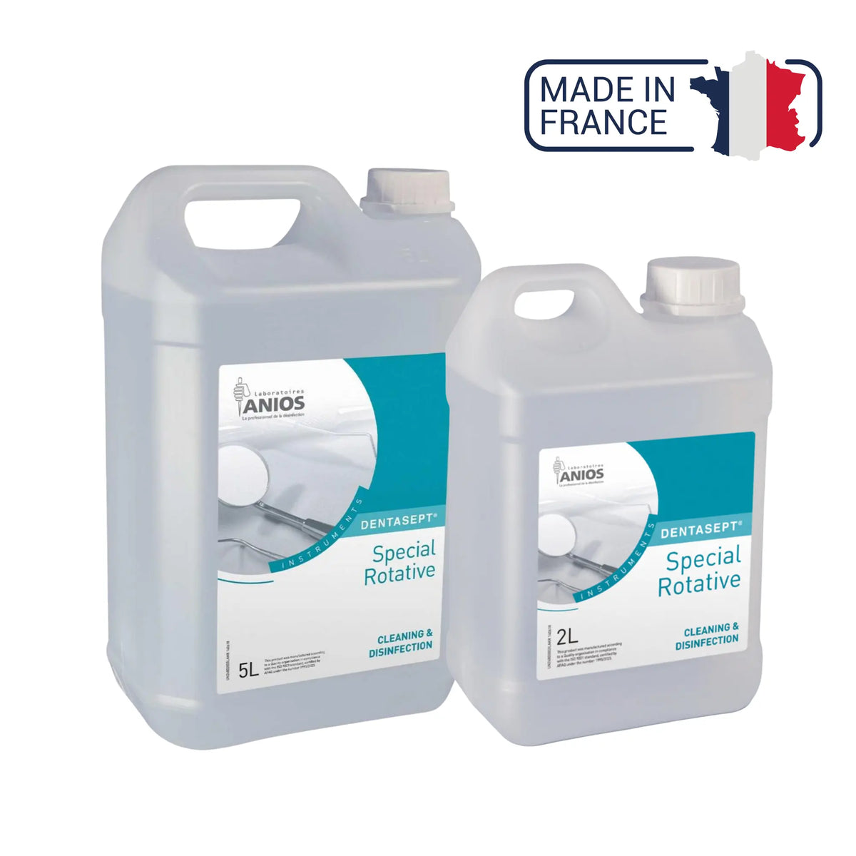 Dentasept - Special disinfectant detergent for rotary instrumentation - Anios Anios 