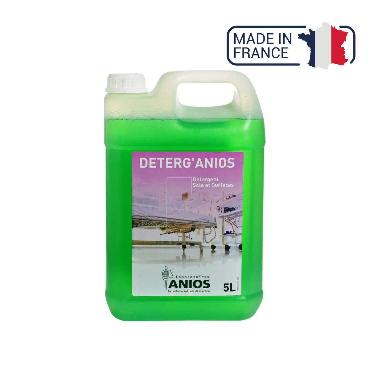 Deterg'anios - Floors and Surfaces - Wetting, dispersing and solubilizing effect - 1 L or 5L - Anios Anios 