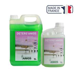 Deterg'anios - Floors and Surfaces - Wetting, dispersing and solubilizing effect - 1 L or 5L - Anios Anios 