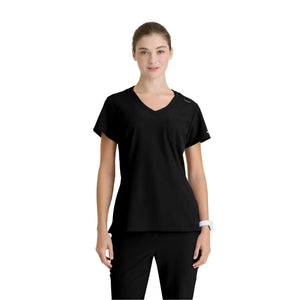 Dignity - V-Neck Tunic - Women - Skechers SKECHERS  Black / XL