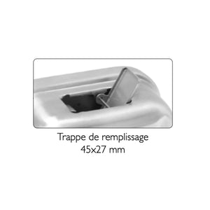 Dispensador de jabón - 1L - Acero inoxidable
