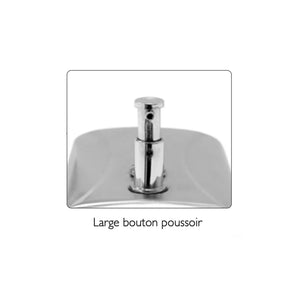 Dispensador de jabón - 1L - Acero inoxidable