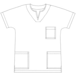 Dominique - Tunic - Short sleeves - Women - 75 cm My Blouse