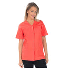 Dora - Blouse - Short sleeves - V-neck - Women - 75 cm