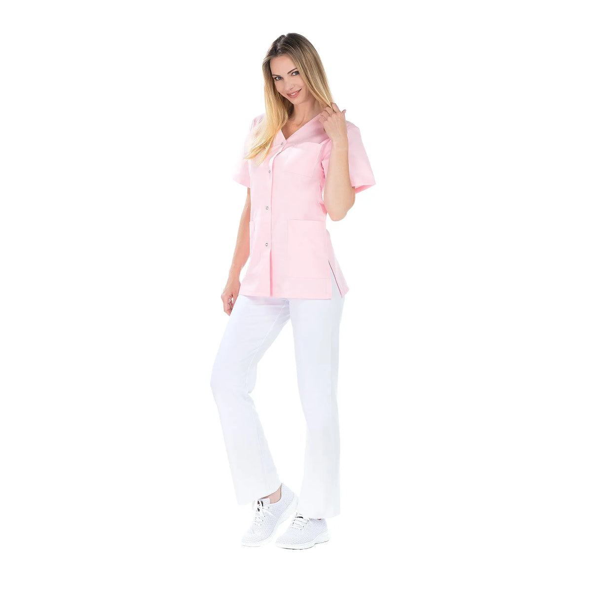 Dora - Tunic - Short sleeves - V-neck - Women - 75 cm - My Podologie