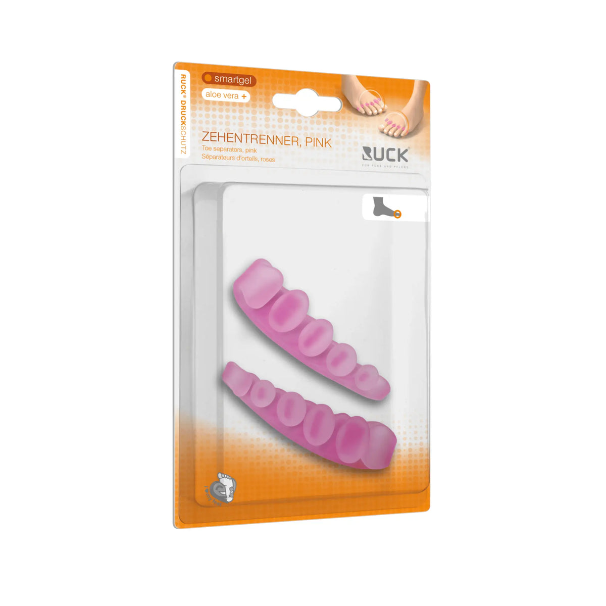 Toe spreader - Available in pink or blue - 2 sizes available - 1 pair - Ruck - My Podologie