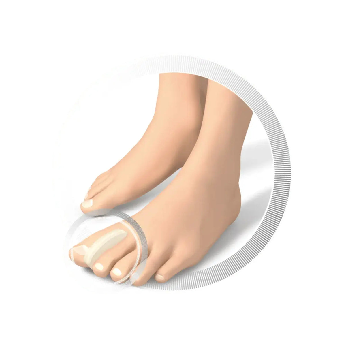Écarteur d'orteils en mousse de latex - soulage la pression - 3 tailles disponibles - Ruck Ruck 