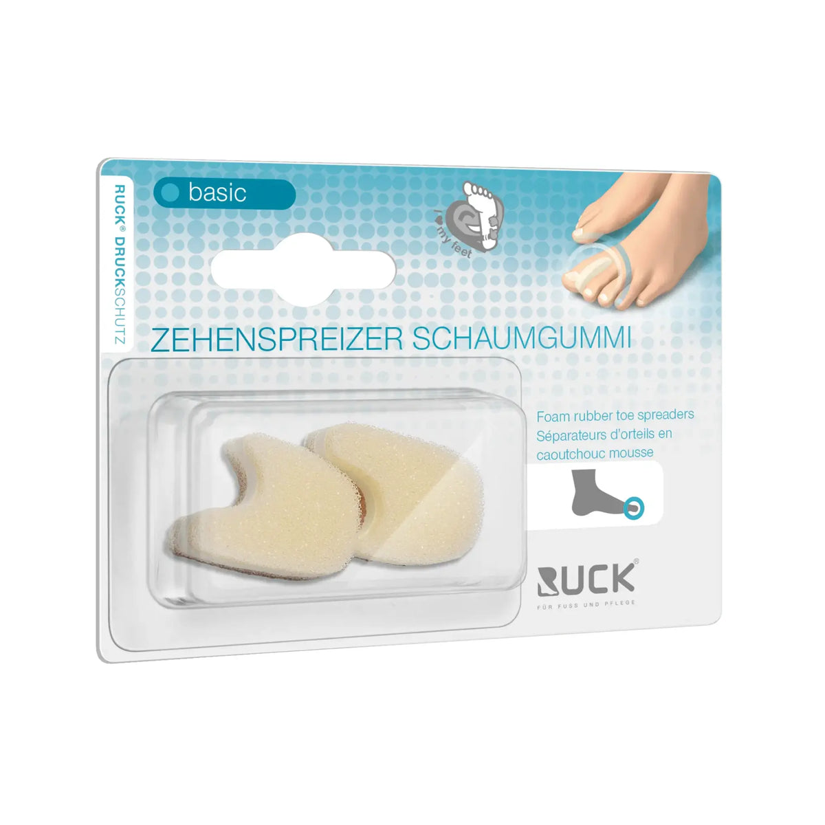 Latex Foam Toe Spreader - Pressure Relieves - 3 Sizes Available - Ruck Ruck 