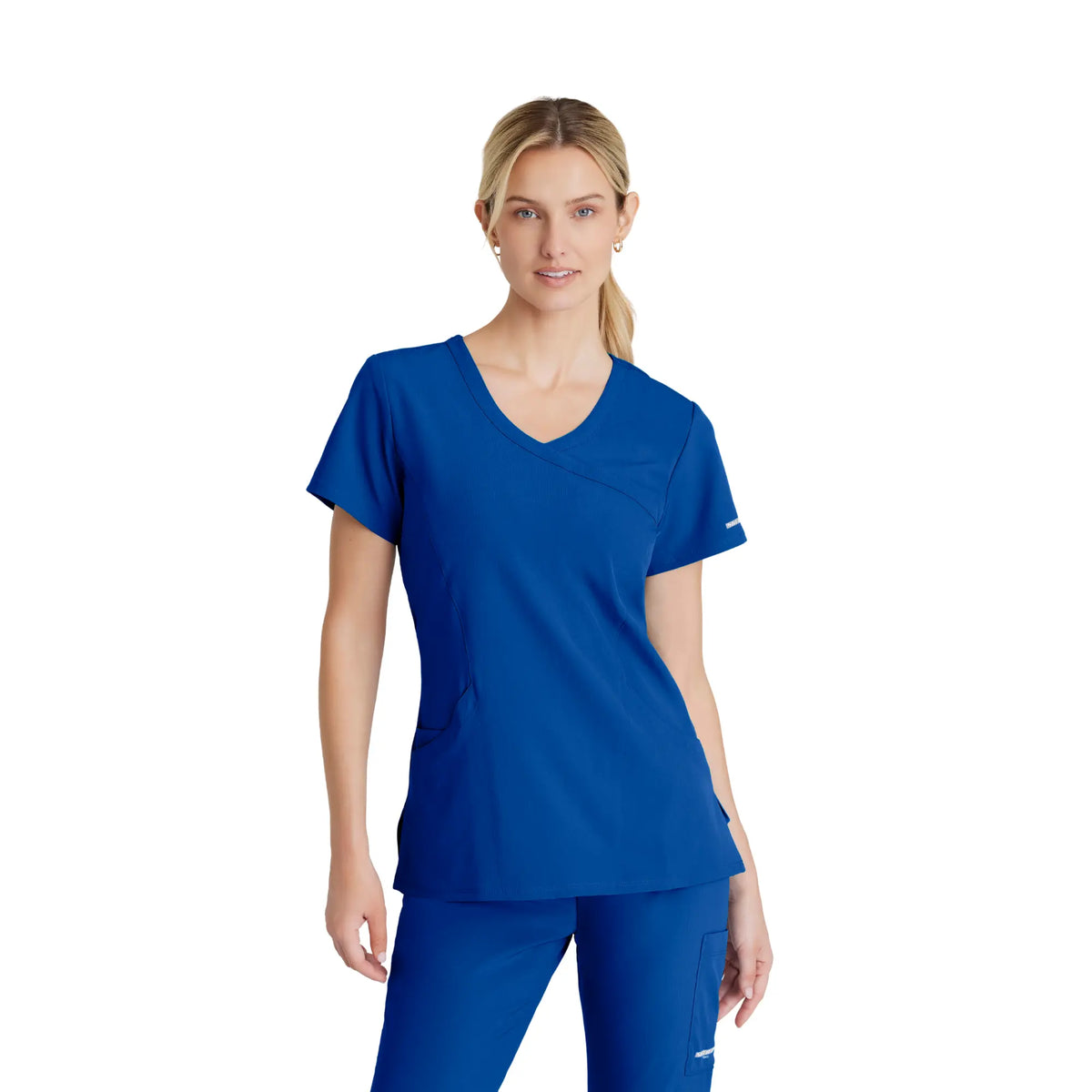 Edelweiss - Crossover collar tunic - Women - Skechers SKECHERS  Galaxy Blue / XL