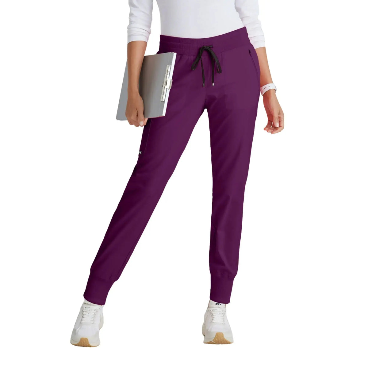 Eden - Joggers con cordón - Mujer - Grey's Anatomy Stretch Grey's Anatomy Borgoña / XL