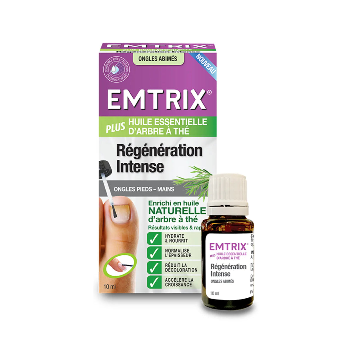 Emtrix - Intense Regeneration of damaged nails - 1 bottle of 10 ml