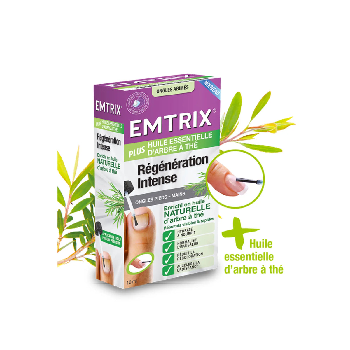 Emtrix - Intense Regeneration of damaged nails - 1 bottle of 10 ml
