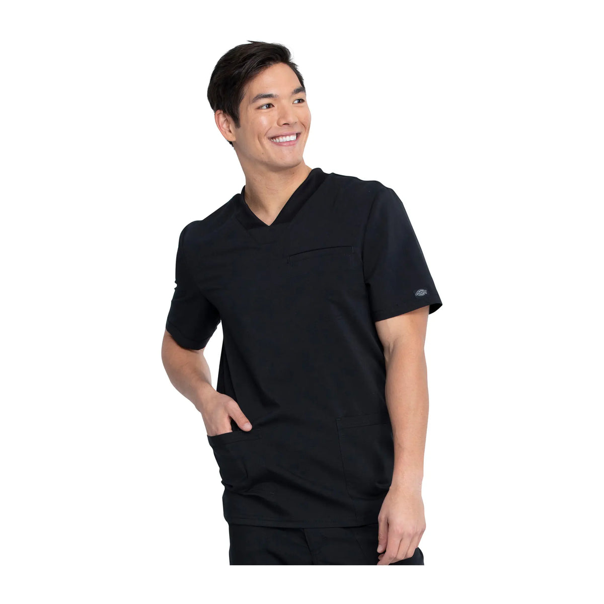 Espelette - V-neck tunic - Short sleeves - Men - Dickies Dickies  Black-3XL