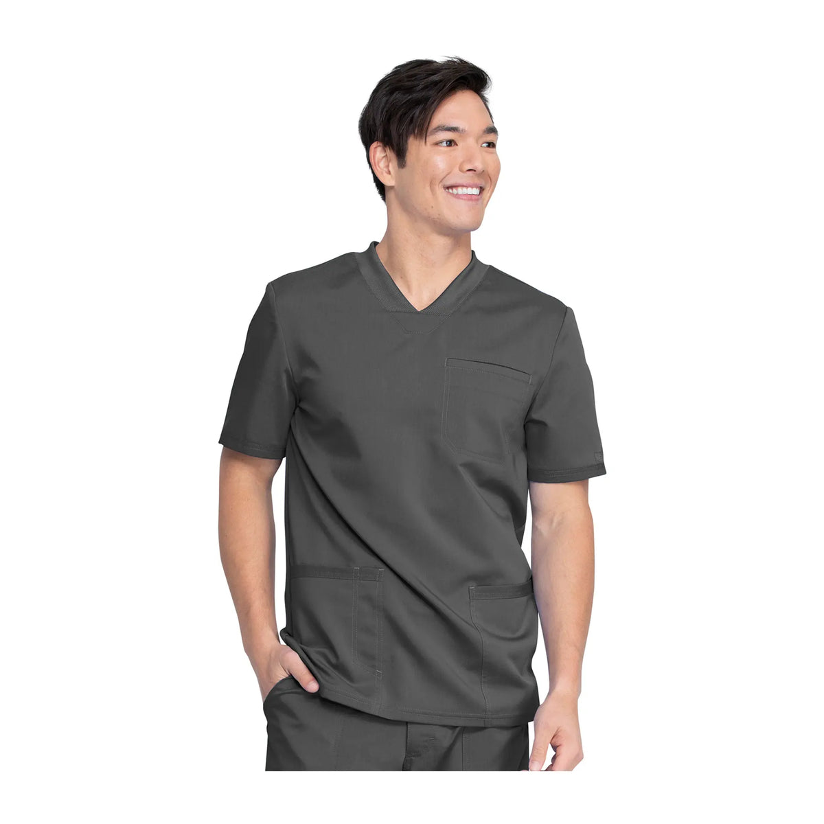 Espelette - V-neck tunic - Short sleeves - Men - Dickies Dickies  Anthracite-3XL