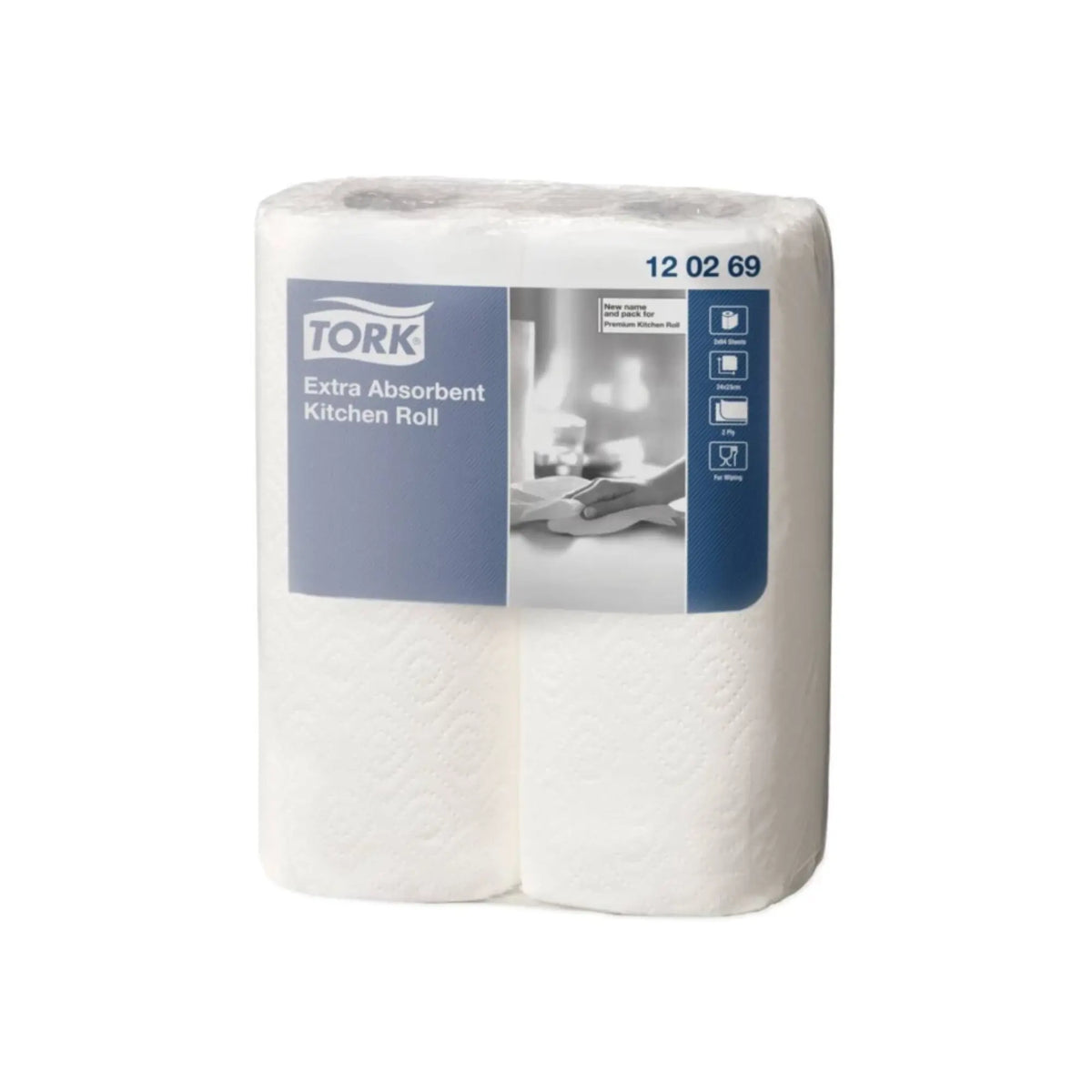 64F Extra Absorbent Paper Towels - 2 Rolls - TORK - My Médical